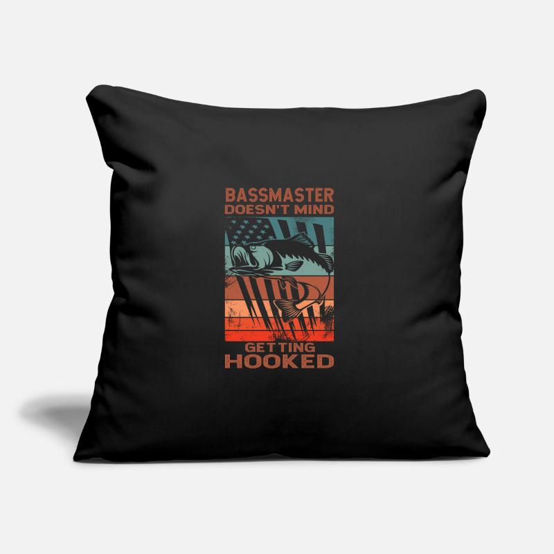 Pêche à la perche Housse de coussin décorative 45 x 45 cm
