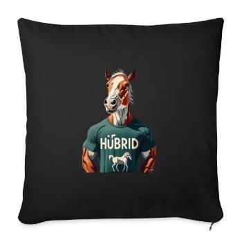 Hübrid - Sofa pillowcase 17,3'' x 17,3'' (45 x 45 cm) - black - Front