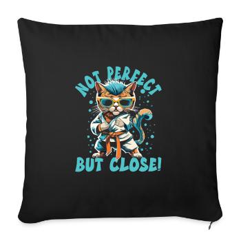 Arts martiaux Enfants - Housse de coussin décorative 45 x 45 cm - noir - Devant