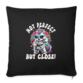 Arts martiaux Enfants - Housse de coussin décorative 45 x 45 cm - noir - Devant