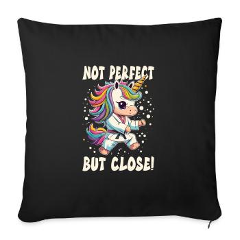 Arts martiaux Enfants - Housse de coussin décorative 45 x 45 cm - noir - Devant