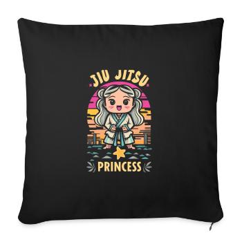 Jiu Jitsu - Housse de coussin décorative 45 x 45 cm - noir - Devant