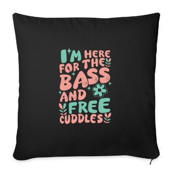 Festival - Sofa pillowcase 17,3'' x 17,3'' (45 x 45 cm) - black - Front