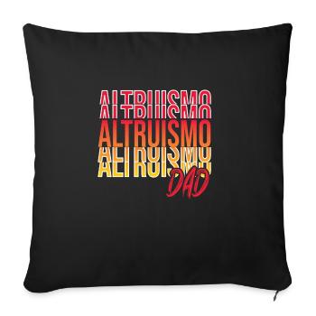 Psychologist - Sofa pillowcase 17,3'' x 17,3'' (45 x 45 cm) - black - Front