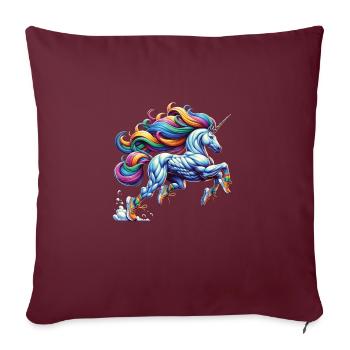 Trainer - Sofa pillowcase 17,3'' x 17,3'' (45 x 45 cm) - burgundy - Front