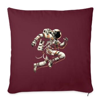 Muay Thaï - Housse de coussin décorative 45 x 45 cm - bordeaux - Devant