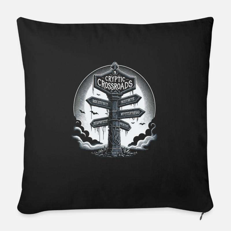 Gothic - Sofakissenbezug 45 x 45 cm - Schwarz