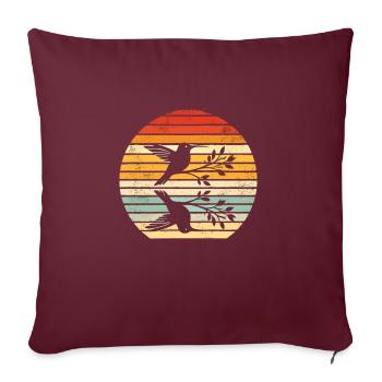 Exotic - Sofa pillowcase 17,3'' x 17,3'' (45 x 45 cm) - burgundy - Front