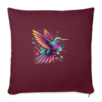 Exotic - Sofa pillowcase 17,3'' x 17,3'' (45 x 45 cm) - burgundy - Front