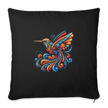Exotic - Sofa pillowcase 17,3'' x 17,3'' (45 x 45 cm) - black - Front
