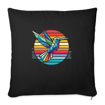 Exotic - Sofa pillowcase 17,3'' x 17,3'' (45 x 45 cm) - black - Front