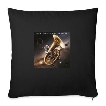 Sousaphone - Sofakissenbezug 45 x 45 cm - Schwarz - Vorne