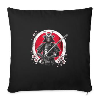 Kendo - Sofakissenbezug 45 x 45 cm - Schwarz - Vorne
