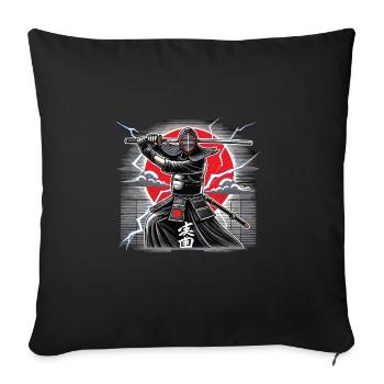 Kendo - Housse de coussin décorative 45 x 45 cm - noir - Devant