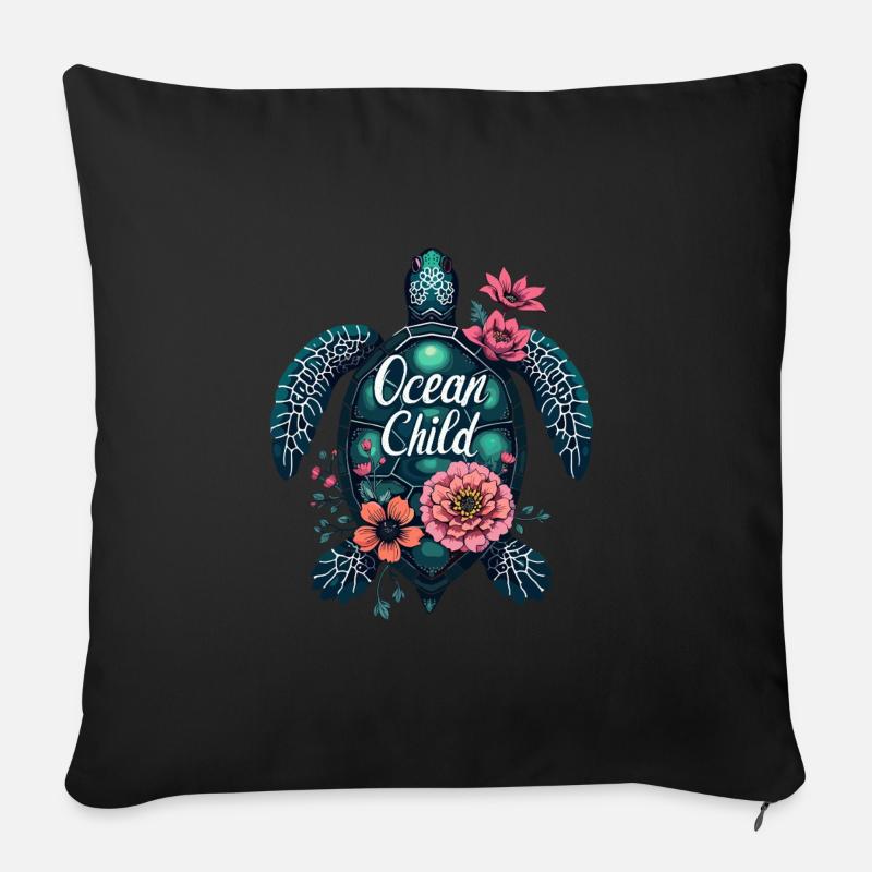 Cruise - Sofa pillowcase 17,3'' x 17,3'' (45 x 45 cm) - black