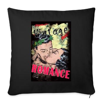 VINTAGE ROMANCE 3 B y Yume Origins - Sofa pillowcase 17,3'' x 17,3'' (45 x 45 cm) - black - Front