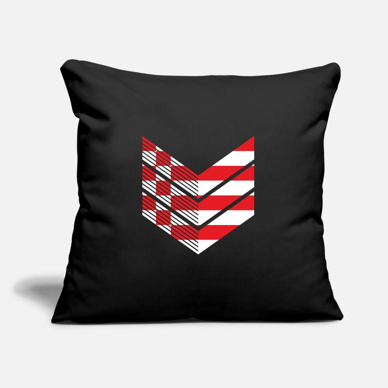 Drapeau de Brême Drapeau de Brême Housse de coussin décorative 45 x 45 cm