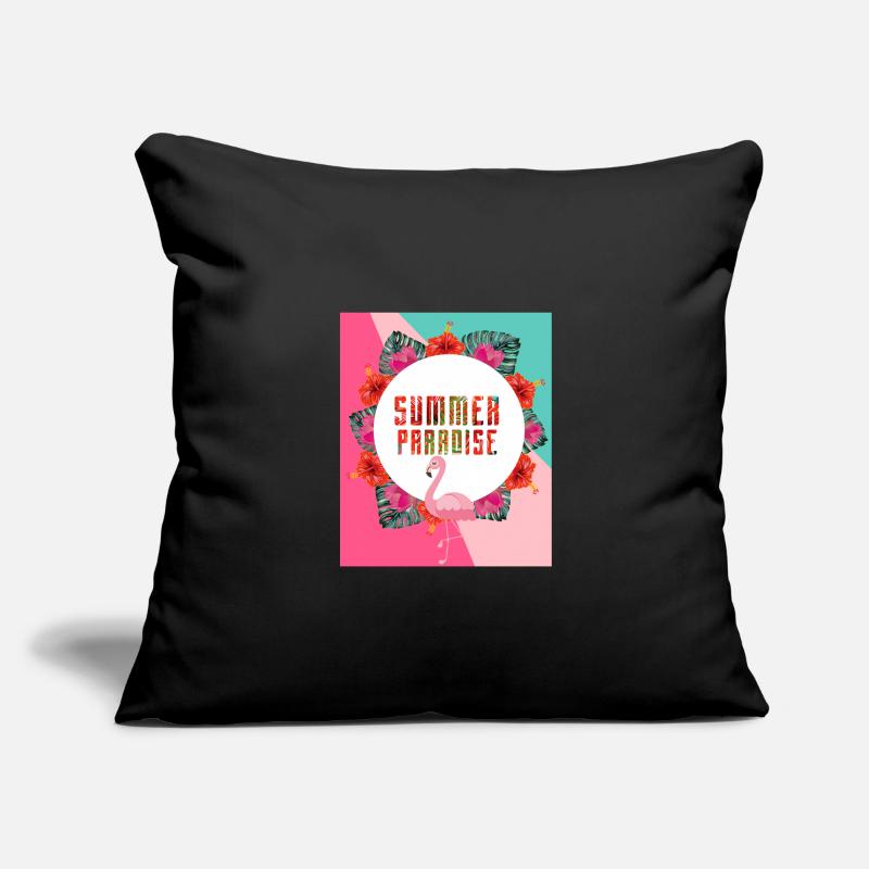 Paradis d'été Housse de coussin décorative 45 x 45 cm