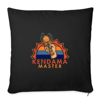 Japanese Toys Kendama Japan Mug - Sofa pillowcase 17,3'' x 17,3'' (45 x 45 cm) - black - Front