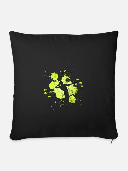 Volleyball - Sofakissenbezug 45 x 45 cm - Schwarz