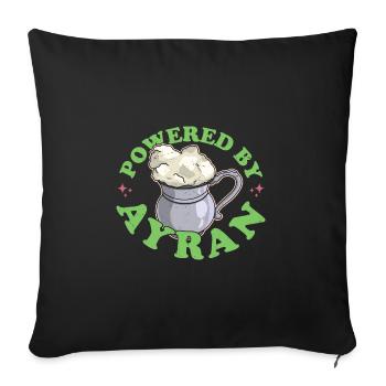 Ayran Gericht Türkei National Türkisch Döner - Sofakissenbezug 45 x 45 cm - Schwarz - Vorne