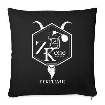 Men's Perfume - Sofa pillowcase 17,3'' x 17,3'' (45 x 45 cm) - black - Front