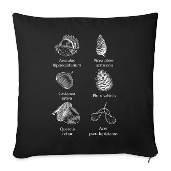Nature's Bitter Sagittarius - Minimalist & Timeless - Sofa pillowcase 17,3'' x 17,3'' (45 x 45 cm) - black - Front