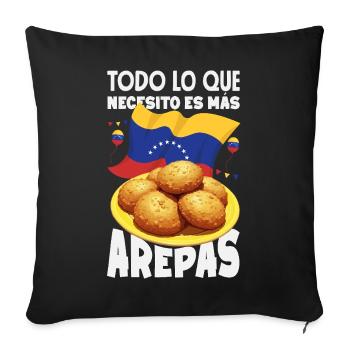 Venezuela Flagge Stolz & Heimat Venezuela - Sofakissenbezug 45 x 45 cm - Schwarz - Vorne