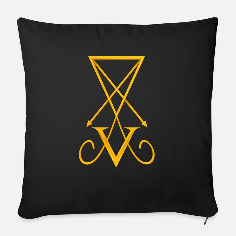 Symbol - Sofakissenbezug 45 x 45 cm - Schwarz