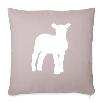 lamb - Sofa pillowcase 17,3'' x 17,3'' (45 x 45 cm) - light taupe - Front