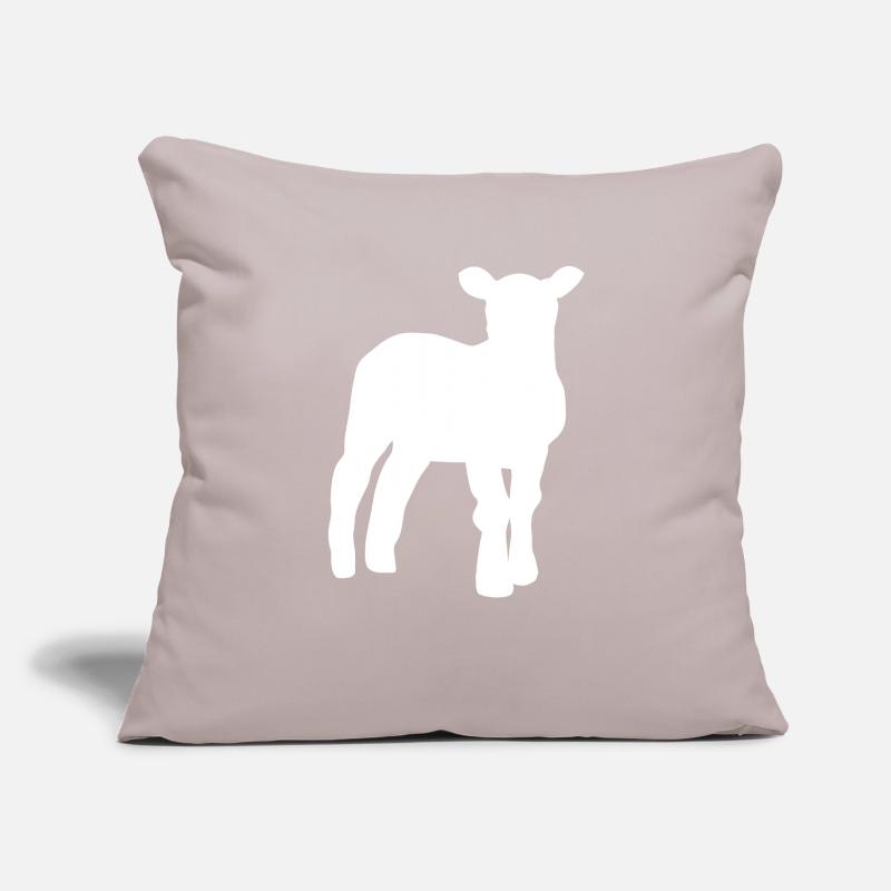 Lamm Sofakissenbezug 45 x 45 cm