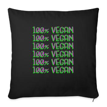 jokes sayings birthday present idea awesome - Sofa pillowcase 17,3'' x 17,3'' (45 x 45 cm) - black - Front