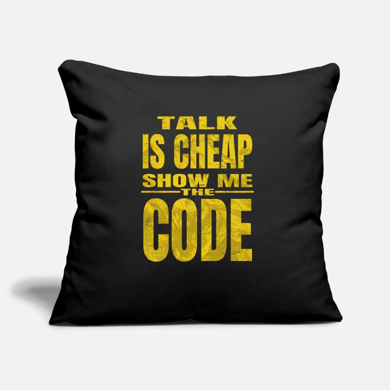 but i do computer science gift idea hacking coding Sofa pillowcase 17,3'' x 17,3'' (45 x 45 cm)