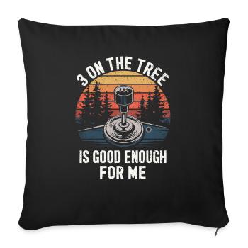 Perfect for retro car enthusiasts - Sofa pillowcase 17,3'' x 17,3'' (45 x 45 cm) - black - Front