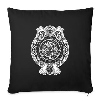 Spirit Board & Planchette Halloween Sphynx Katze - Sofakissenbezug 45 x 45 cm - Schwarz - Vorne