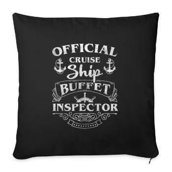 Meal Cravings Drinks - Sofa pillowcase 17,3'' x 17,3'' (45 x 45 cm) - black - Front