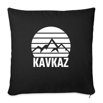 Kavkaz Caucasus Chechnya Dagestan Gift Idea - Sofa pillowcase 17,3'' x 17,3'' (45 x 45 cm) - black - Front