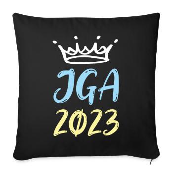 Jga 2023 Junggesellenabschied - Sofakissenbezug 45 x 45 cm - Schwarz - Vorne