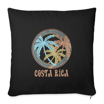 Costa Rica - Sofakissenbezug 45 x 45 cm - Schwarz - Vorne