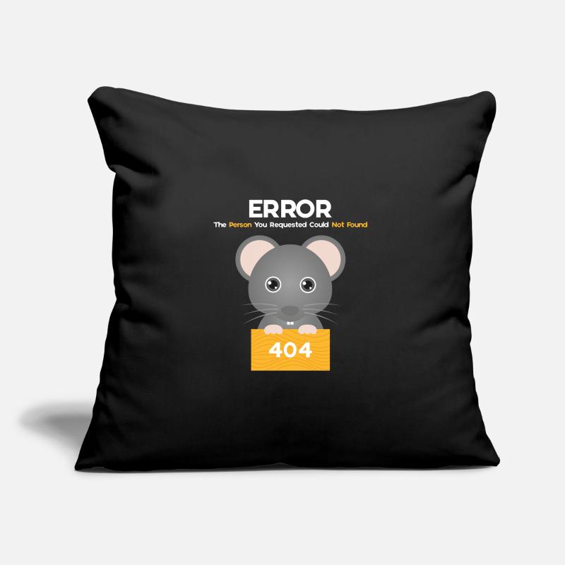 Error 404 Mouse Sofa pillowcase 17,3'' x 17,3'' (45 x 45 cm)
