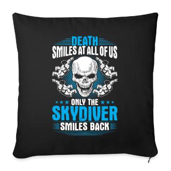 Skydiver Skydiver - Housse de coussin décorative 45 x 45 cm - noir - Devant