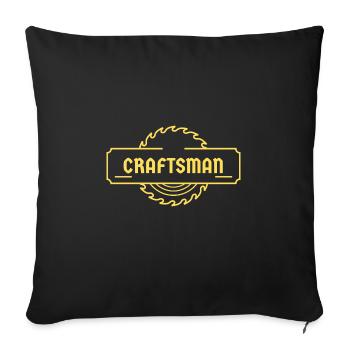 Cordless Drill Craftsman - Housse de coussin décorative 45 x 45 cm - noir - Devant
