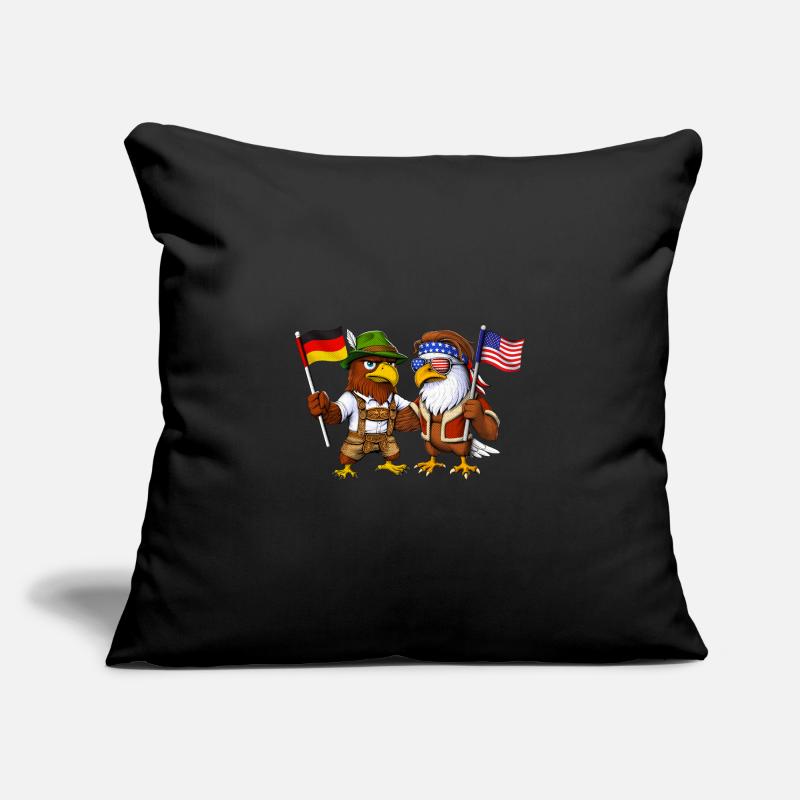 German Eagle US American Bald Eagle Sofa pillowcase 17,3'' x 17,3'' (45 x 45 cm)
