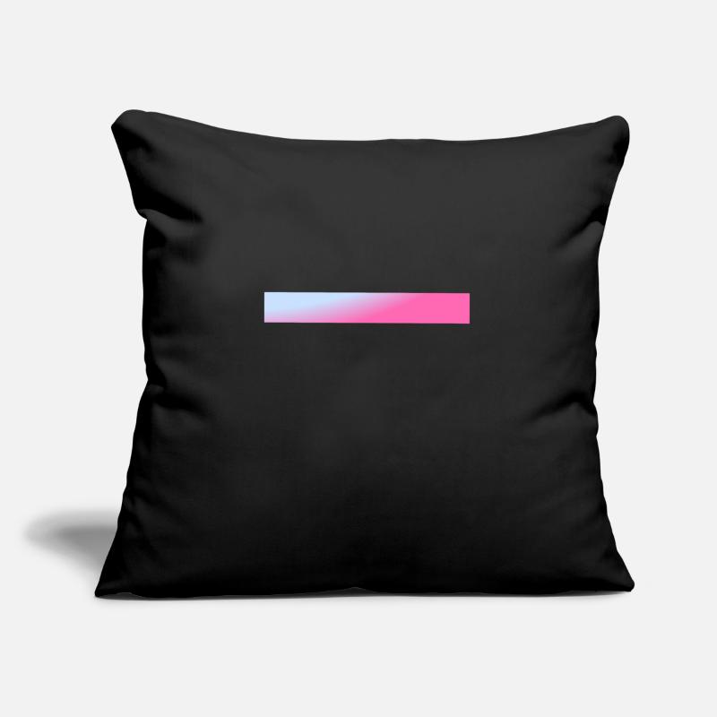 Bars Blue & Pink Gradient Sofa pillowcase 17,3'' x 17,3'' (45 x 45 cm)