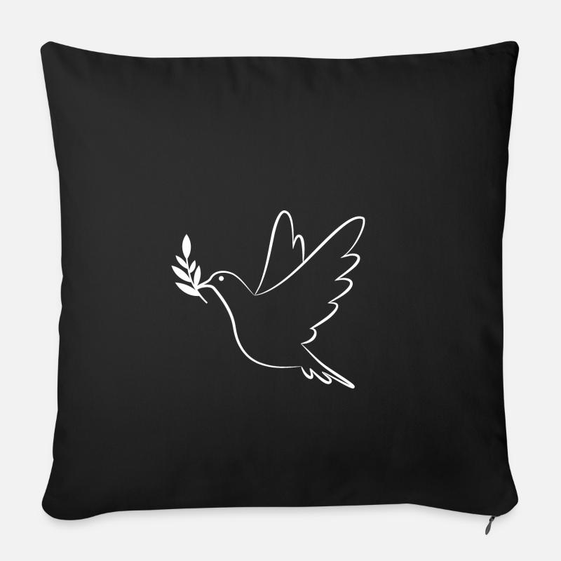 Harmony's Messenger - Sofakissenbezug 45 x 45 cm - Schwarz