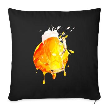 Heat Fighter 001 - Housse de coussin décorative 45 x 45 cm - noir - Devant
