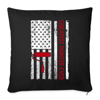 House Painter Hilarious Designs Unique Gifts - Sofakissenbezug 45 x 45 cm - Schwarz - Vorne