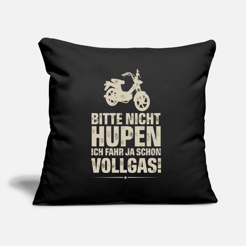 Moped moped driver Sofa pillowcase 17,3'' x 17,3'' (45 x 45 cm)
