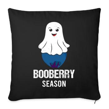 Blueberry Funny Fruit Fruit Blueberry Vintage - Sofa pillowcase 17,3'' x 17,3'' (45 x 45 cm) - black - Front