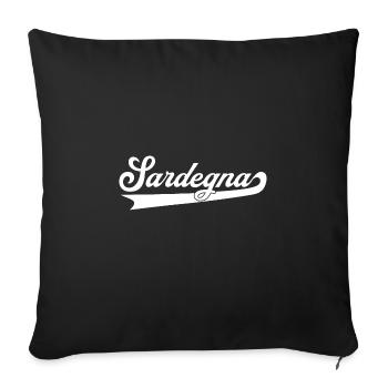 Sardinia - Sofa pillowcase 17,3'' x 17,3'' (45 x 45 cm) - black - Front